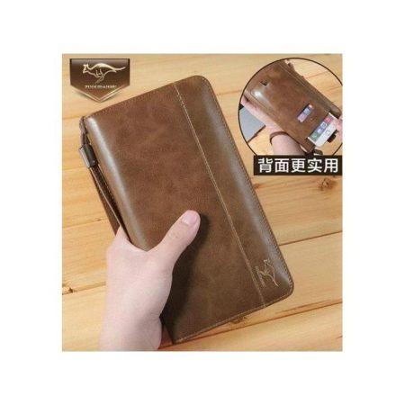 محفظة كانجرو لونج لاين كبيرة بجراب موبايل