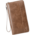 كانجرو محفظة هاند رجالي , بها جيب خارجي للموبايل