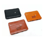 حافظة بطاقات مون بلانك الجلدية النحيفة - أناقة ذكية (عدة ألوان) MONTBLANC