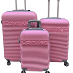 طقم حقائب سفر كالفن كلاين (Calvin Klein) المطور – 3 قطع – زهري